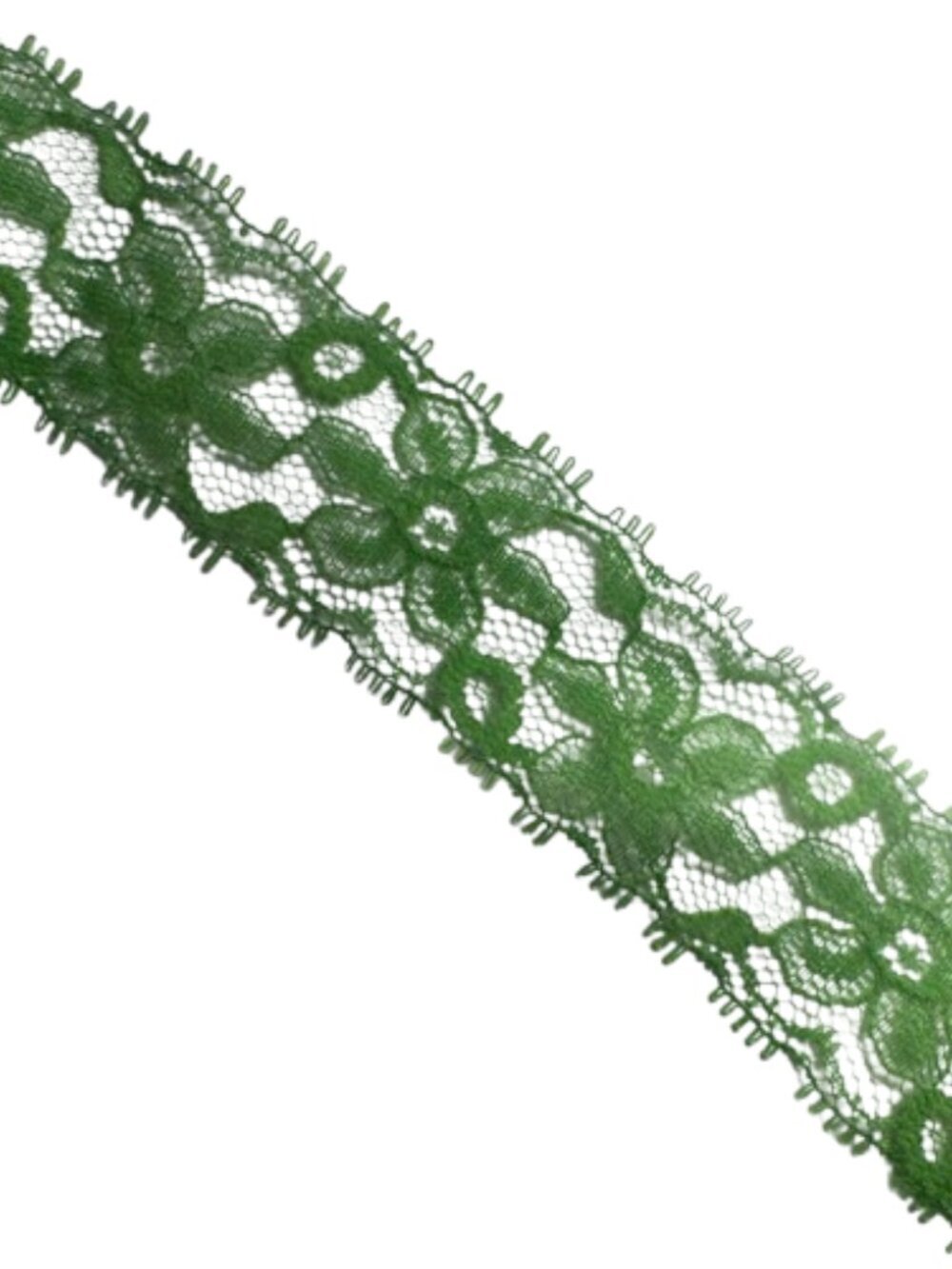 10 Yards Green 1.25" Flat Lace Craft #420